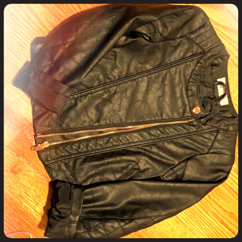 H&M faux leather jacket children’s